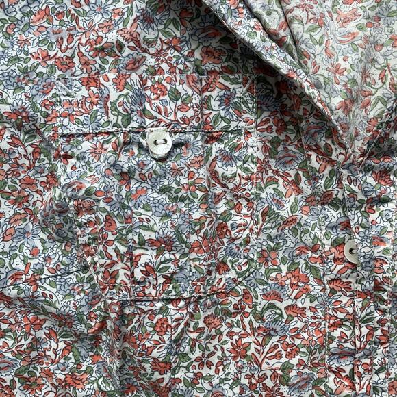 Tommy Hilfiger Women's Floral Shirt Dress Roll Tab Sleeve Boho Cottagecore S - Picture 6 of 14